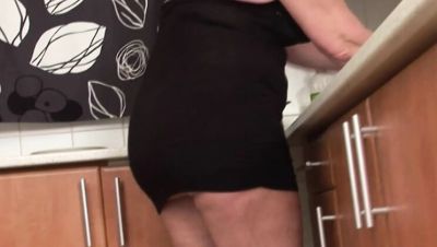 Dieter Von Stein - German granny blonde slut fucked hard in kitchen amateur - xxxfiles.com - Germany