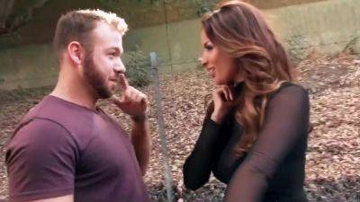 Car Driver Fucks Brunette With A Big Bust In The Cabin With Chad White And Anissa Kate - hotmovs.com - Chad