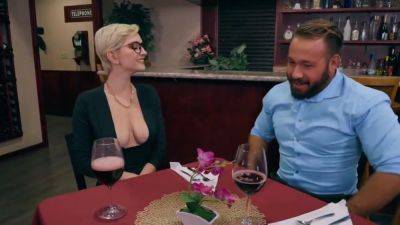 Blonde In Glasses Has Made The Bearded Blowjob And Climbed On Hi - hotmovs.com