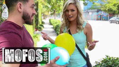 Alex Coal - Blonde Teen Alex Coal Takes Hard POV Fuck in Public - MOFOS - porntry.com