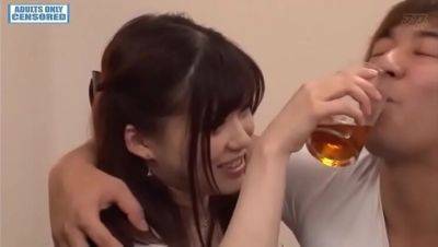 Japanese Cheating Wife Fucks Coworker While Husband Watches - porntry.com - Japan