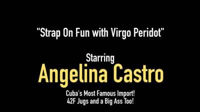 Curvy BBWs Angelina Castro Virgo Peridot do Strap On - hotmovs.com