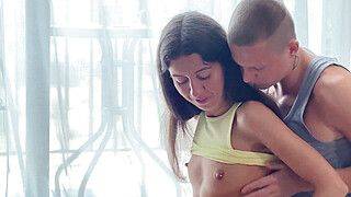 Katty West - Oliver Strelly - Sucking my boyfriend's dick while getting fucked in the ass by a yoga instructor - ah-me.com