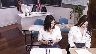 Violet Starr - Bella - Violet Starr and Bella Blu Steamy Anal Sex with a Strapon - A GIRL KNOWS - ah-me.com - Usa