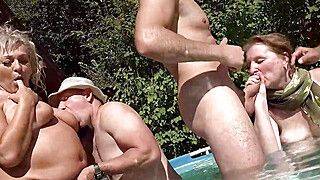 real mature anal pool garden party orgy - ah-me.com