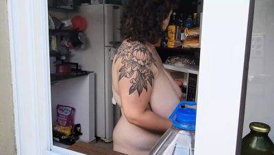 Hot Brazilian Neighbor Caught Naked in Window - Big Natural Tits & Huge Areolas - xxxfiles.com - Brazil