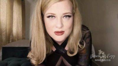 Blonde Dominatrix Diana Von Rigg Pegging POV: Anal Slut Training in HD - veryfreeporn.com - Britain