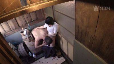 Naughty Japanese Maid MILF Caught in Hot Bathroom Fuck - Amateur Homemade Incident - xxxfiles.com - Japan