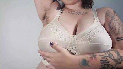 Hot Brazilian Amateur with Saggy Tits and Huge Areolas Strips Sensually - xxxfiles.com - Brazil