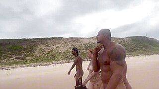 I went to the nude beach with the hotties to do some whoring and recorded the whole thing - ah-me.com