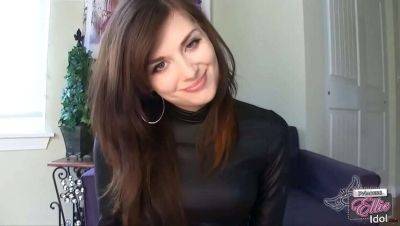 Brunette Femdom Ellie Idol Dominates with Strap-On in Anal Only Scene - veryfreeporn.com