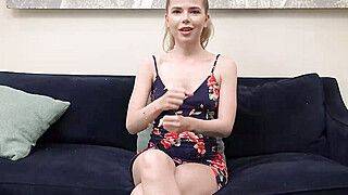 Alina West - TugCasting Porn fangirl Alina West jerks a pornstar - ah-me.com