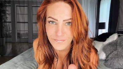 Redhead MILF TrophyWifeNat Teaches Her Boy How to Last Longer - JOI & Dirty Talk - porntry.com - Usa