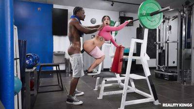 Damion Dayski - Horny Gym Girl Gets Wild with Big Cock - Reality Kings - porntry.com