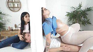Big Tits Big Ass BBW Brunette Nurse - ah-me.com