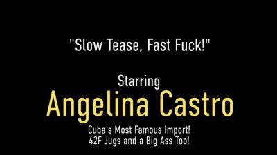 Thick Cuban Angelina Castro Pussy Fucked by Big Ass Cock - hotmovs.com - Cuba