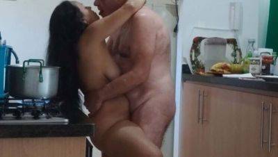 Hot Couple Garabas and Olpr Enjoy Cumming for Dessert in the Kitchen - 4K HD - xxxfiles.com