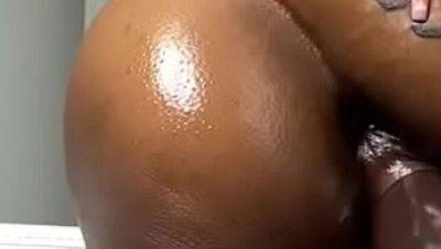 Mini Stallion - Mini Stallion rides huge black dildo in hot solo ebony teen action - veryfreeporn.com