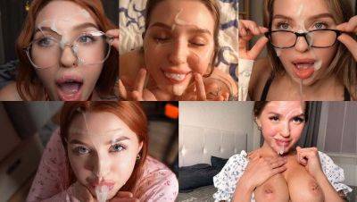 7 Minutes of Hot Cumshots - Try Not to Cum Challenge with Honey Sasha - porntry.com - Russia