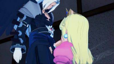 Sephiroth Fucking Cum Inside Her Pussy - Super Smash Bros. Hentai - Princess Peach - hotmovs.com