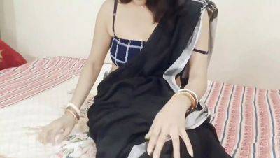 Desi Bhabhi - Desi Bhabhi in Black Saree Shows Off Hot Body and Gets Fucked Hard - porntry.com - India