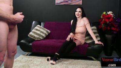 Raven - Seductive Raven Teasing Man - voyeurhit.com