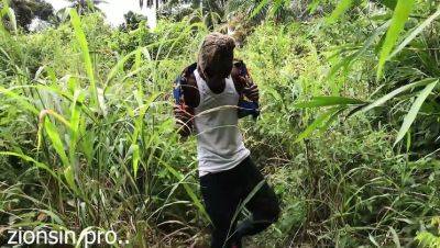 African Outdoor Fuck: Big Black Cock with Zion in the Bush - porntry.com