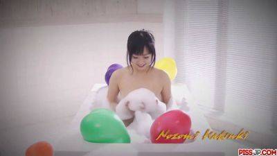 Japanese teen Nozomi Hatsuki masturbates until she squirts with her vibrator - sexu.com - Japan