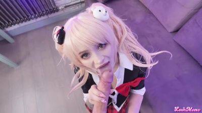 Leah Meow - Junko Enoshima Enjoys With Creampie - videomanysex.com