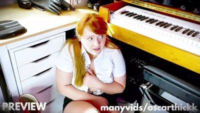British Schoolgirl Shannon Huxley Dominated by Oscar Thickk in Boot Room Fetish - porntry.com - Britain