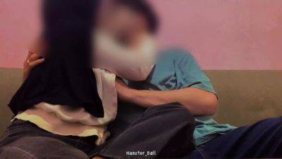 Horny Hijab Teen with Big Cock - Homemade Handjob and Cumshot - xxxfiles.com - India - Indonesia