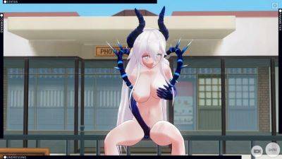 Diabla Masturbates In Public With Hentai 3d And 3d Hentai - upornia.com