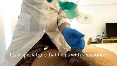 Gentle Doctor Fixes My Sensitivity Problem with Big Cumshot - MILF in Stockings - porntry.com - Argentina