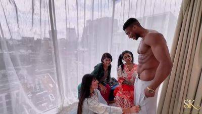 Sahara Knite - Bbc Meets Asian Triplethreat With Sahara Knite - desi-porntube.com - India
