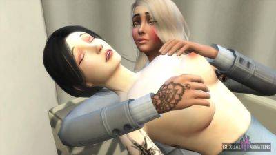 Heavily Tattooed Girls Have Lesbian Sex - Sexual Hot Animations - upornia.com
