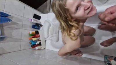Hardcore Bathtub Sex with Facial and Golden Shower - Bikergirl_97 - xxxfiles.com