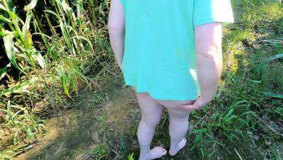 Big Tits Slapped Hard in Cornfield - Outdoor Public BDSM Punishment - xxxfiles.com - Germany