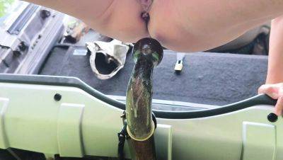 Extreme Car Fuck with Anal Insertion - German MILF Squirting Hardcore - xxxfiles.com - Germany