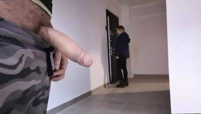 Hot MILF Neighbor Catches Man Stroking His Big Cock in Car - Public Flashing & Surprise Handjob - veryfreeporn.com