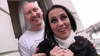 Mea Melone - Lucy Bell - Thomas Hyka - Steve Q - Hot Threesome Anal with Petite Girls Lucy Bell & Mea Melone - Big Cock DP & Cum in Mouth - porntry.com - Germany