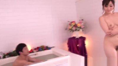 Japanese Milf Bodysliding In Bathroom - hotmovs.com - Japan
