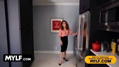 Lucky son-in-law catches his horny stepmom with a butt butt-plug and crams her with hot sperm - mylf classics - sexu.com