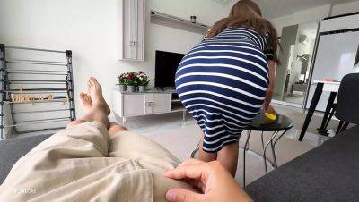 Stepmom Catches Step Son Hard & Rides Him Cowgirl on Her Big Ass - Homemade Taboo Sex - xxxfiles.com - Usa