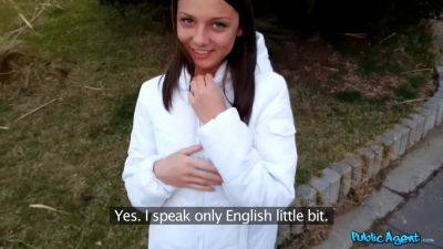 Publicagent - teenie college beauty with narrow petite body practices her first ever big cock in motel room - sexu.com