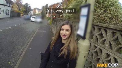 Faux cop - Stella Cox is pounded in the ass by uniformed policeman - sexu.com