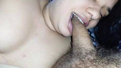 Best Blowjob Ever - Slut Deep Throats Big Cock with Smeared Lips - veryfreeporn.com - India - Brazil