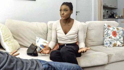 Busty African Teen Sucks Big Cock in Hot Home Casting - Rough Blowjob & Hardcore Fuck! - porntry.com