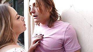 Anna Claire - Anna Claire Clouds - Claire - Stepsister sucks stepbros cock outside - ah-me.com