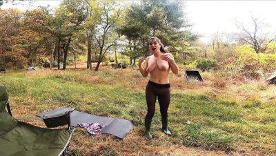 Hot Stepmom Flashes Her Tight Pantyhose Ass While Camping - Sammi Starfish - xxxfiles.com - Usa