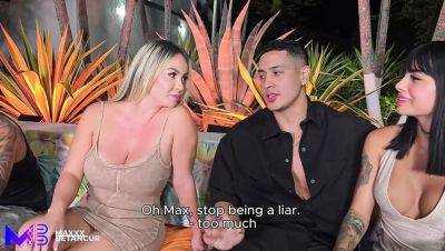 Monique Fuentes - Blonde MILF Cheats with Big Latino Cock Behind Boyfriend's Back - Monique Fuentes & Danner Mendez - xxxfiles.com - Colombia